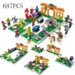 687pcs-Tree-House-Building-Blocks-Crazy-Backyard-Zombie-Attack-Set-Model-Toy-For-Children-Birthday-Gift